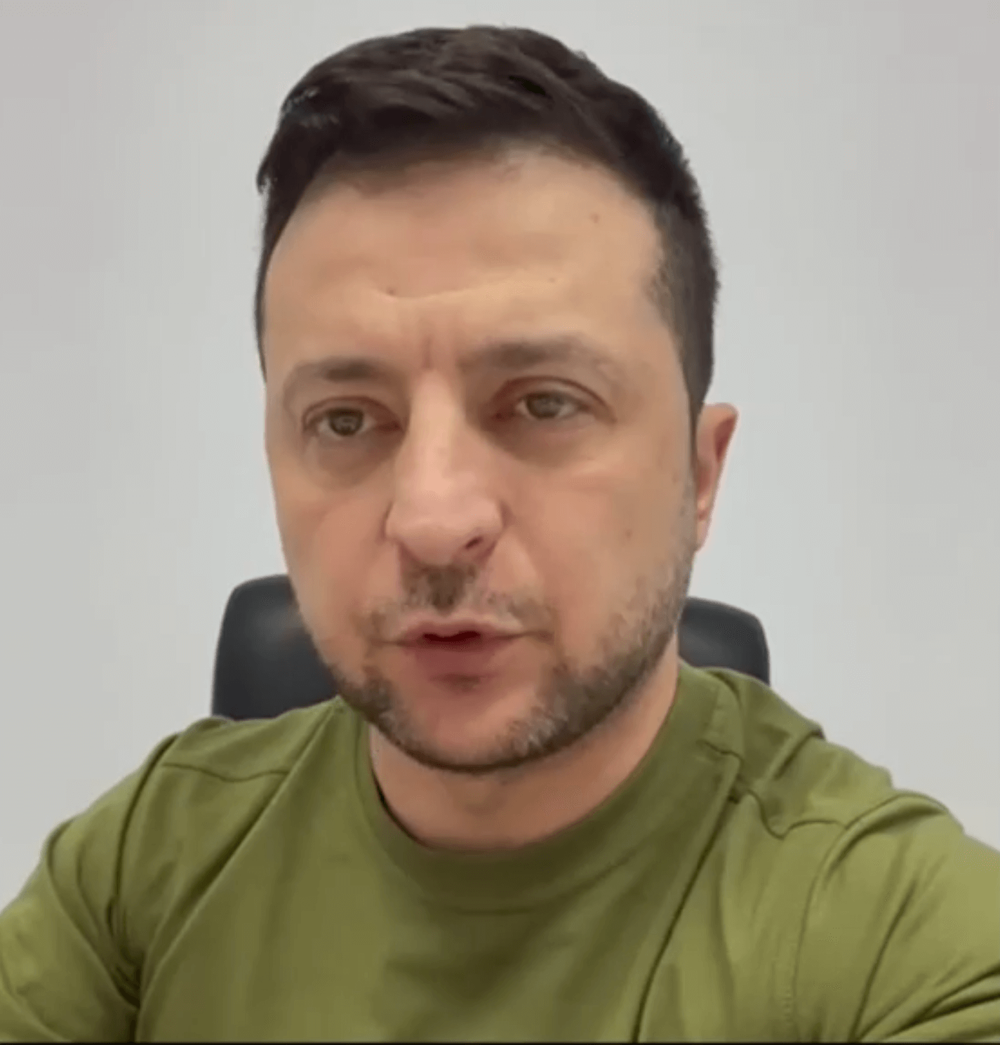 Ukrainian President Volodymyr Zelenskyy after the brutal shelling of Vinnytsia
