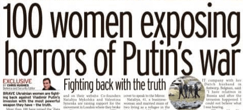 Brave Ukrainian women collect chilling images in bid to expose Putin’s horrific acts