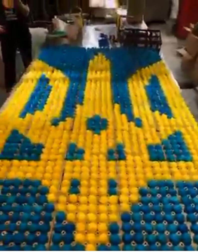 Nearly 6,000 Easter Eggs Brighten The Holy Day