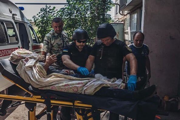 Ukrainian Emergency Service: Saving Lives of Injured in Donetsk Shelling