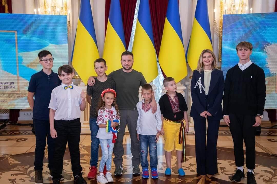 Volodymyr Zelensky Honored 8 Heroic Ukrainian Children